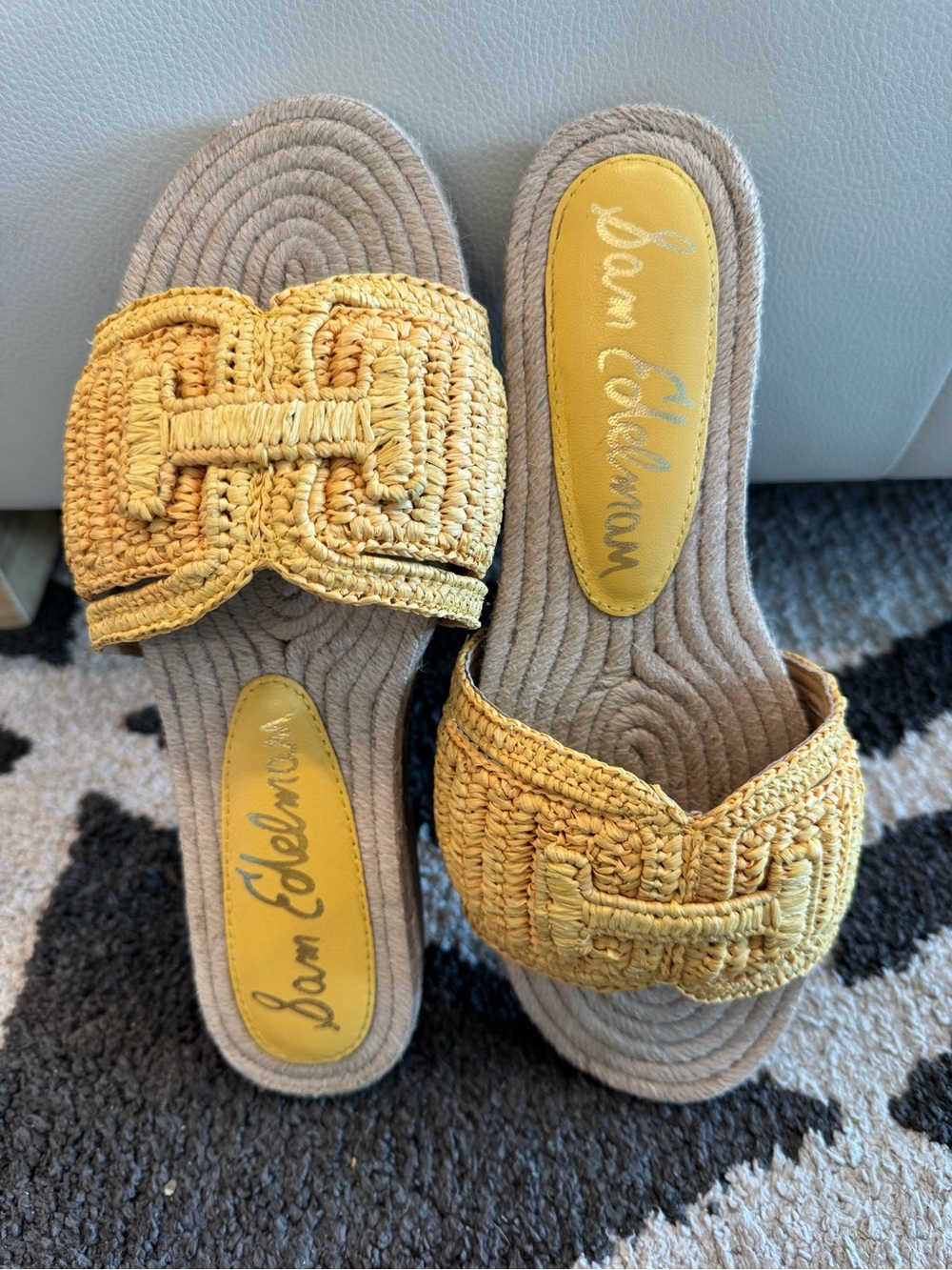 Sam Edelman Miya Slide Sandals Warm Marigold Size 8